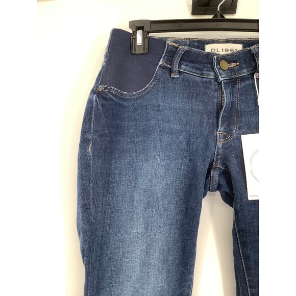 DL1961 Women's 28 Thornton Florence Maternity Instasculpt Ankle Jeans O10-14 - Picture 3 of 7